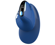 Delux Mysz Pionowa M618XSD BT+2.4G RGB (niebieska) M618XSD (Blue) - 744189 - zdjęcie 2